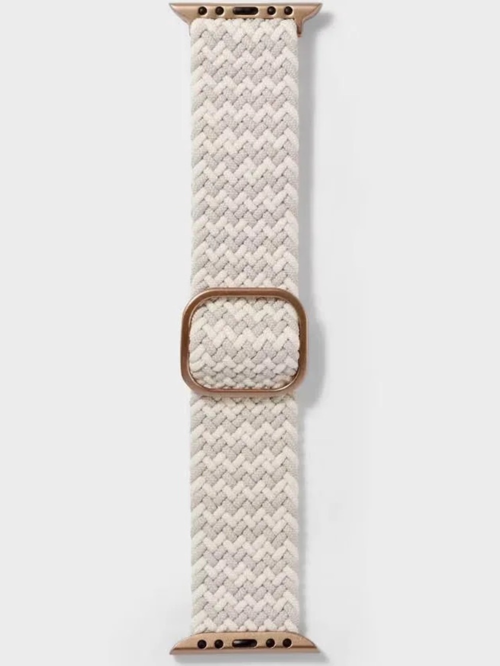 Woven Braided Watch Band - Cream